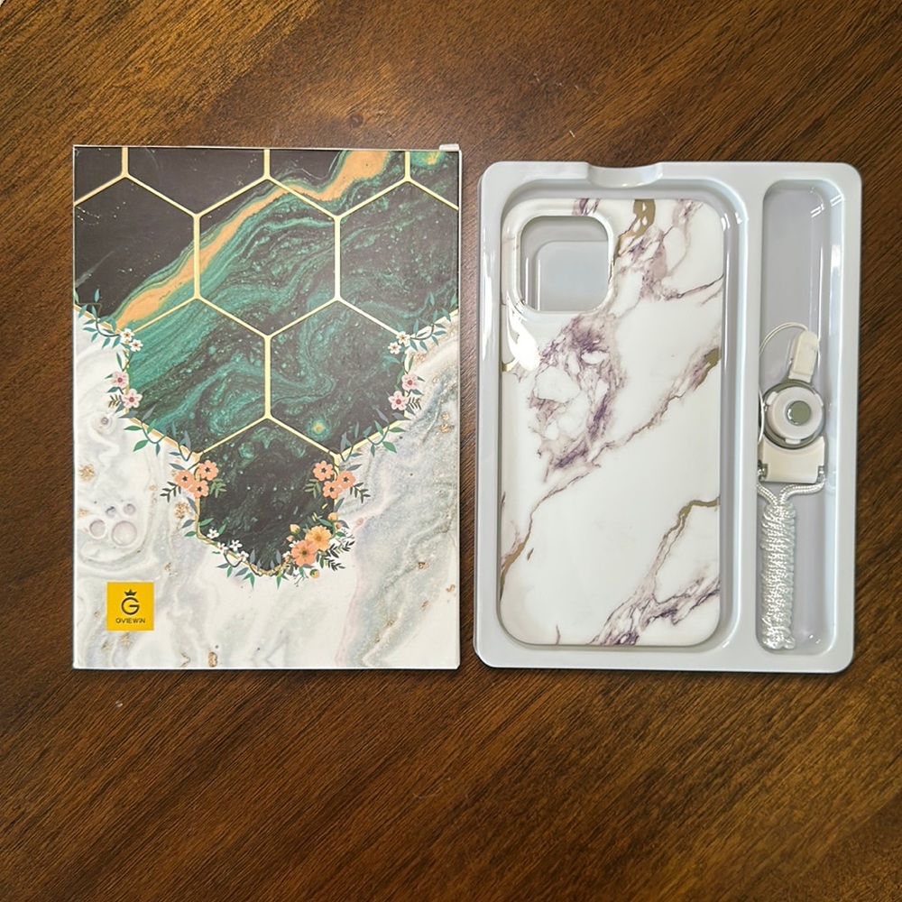 GVIEWIN Marble White Gold IPhone 12 Pro Max Case